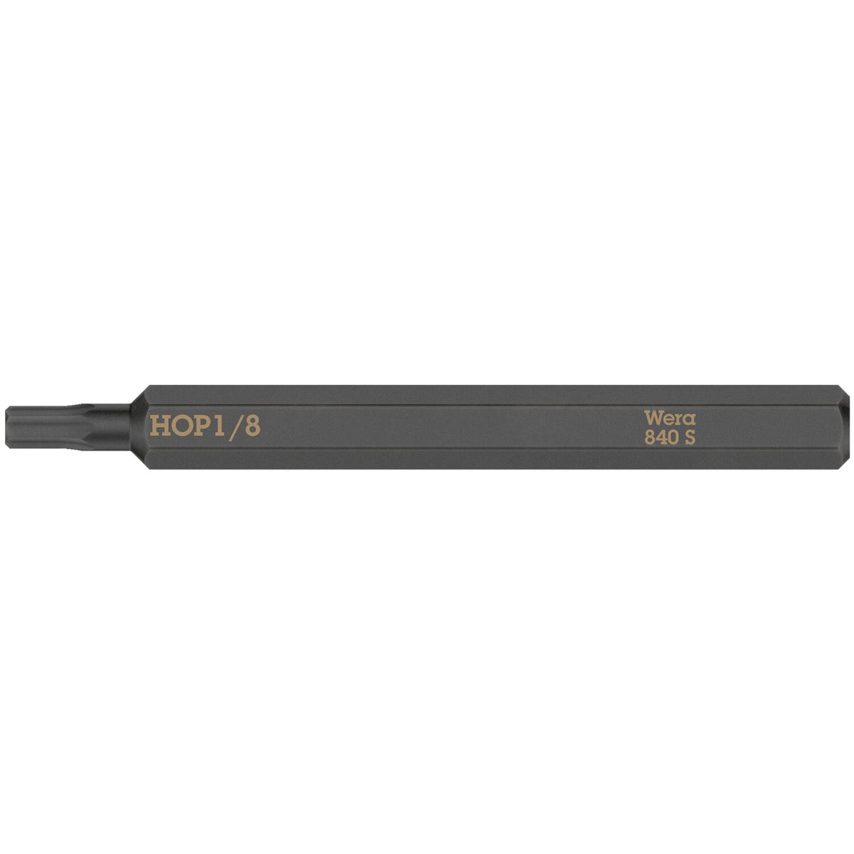 Wera Hex-plus bit for Impact screwdriver 1/8"