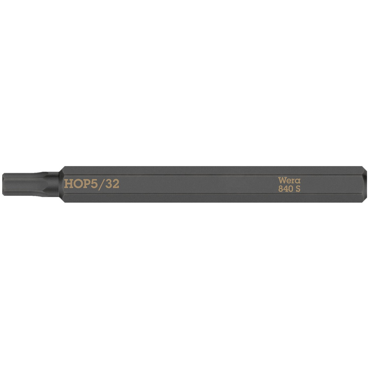 Wera Hex-plus bit for Impact screwdriver 5/32"