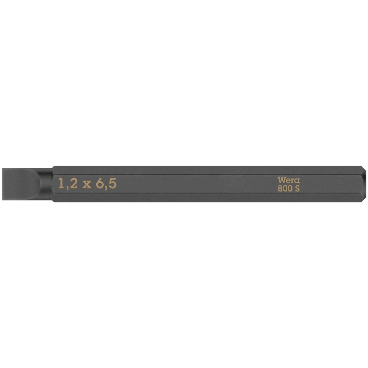 Wera Slotted bit for Impact screwdriver 1.2