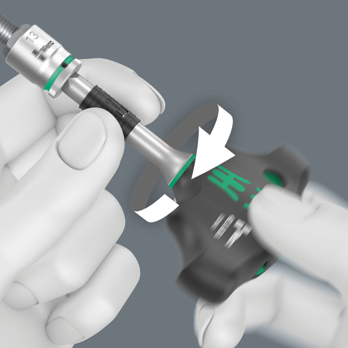 Wera Kraftform Kompact 400 RA - 1/4" drive - US sizes