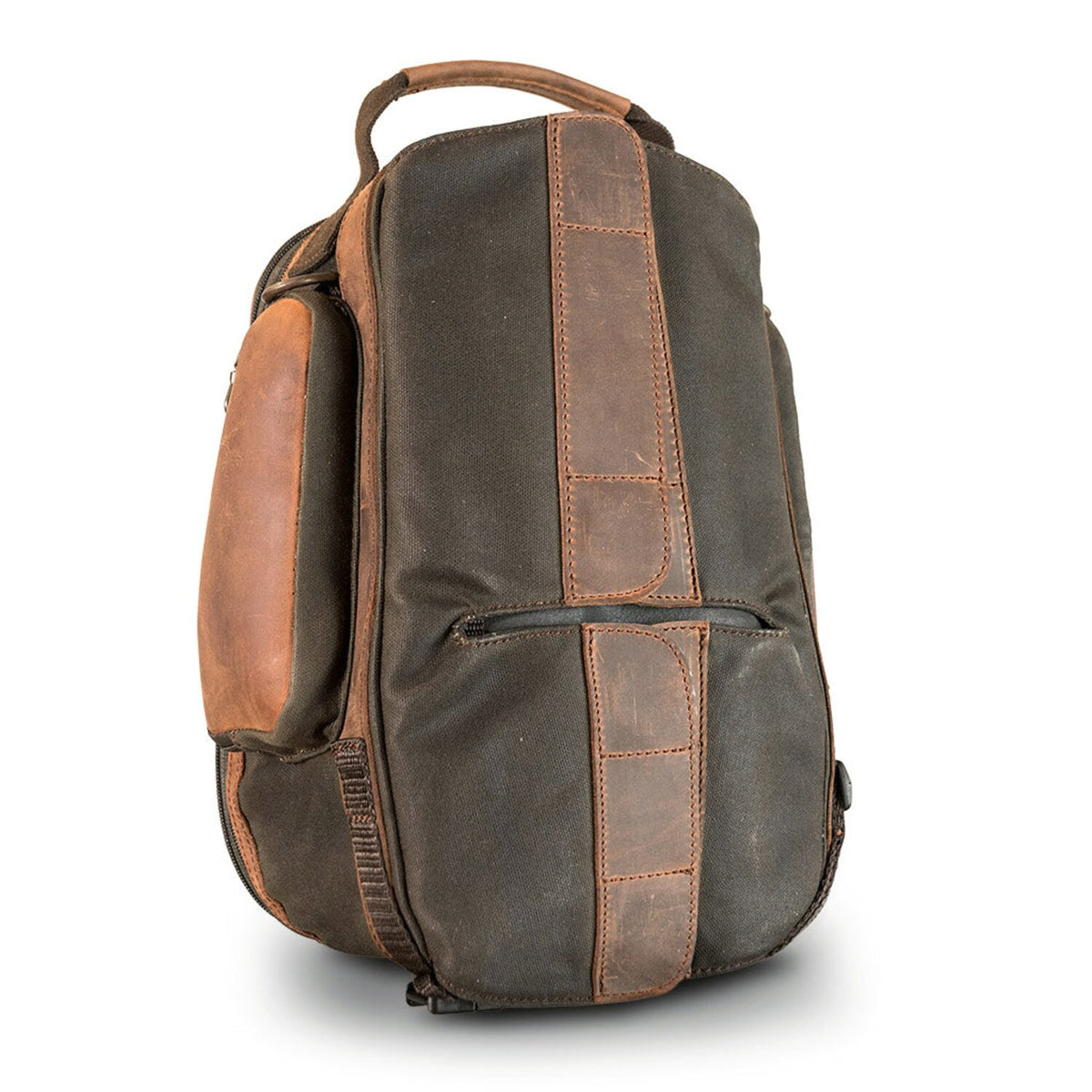 Longride Heritage waxed canvas tank bag - Khaki