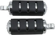 Kuryakyn Trident Iso Pegs - Chrome & Black