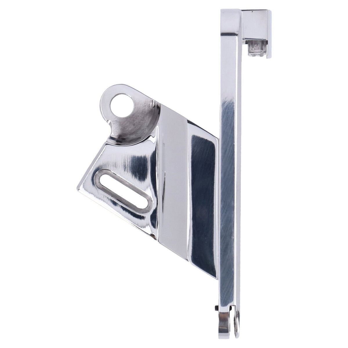 CPV 'slide-in' license plate bracket - Side mount polished