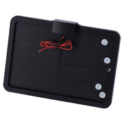 CPV 'slide-in' license plate bracket - Side mount black