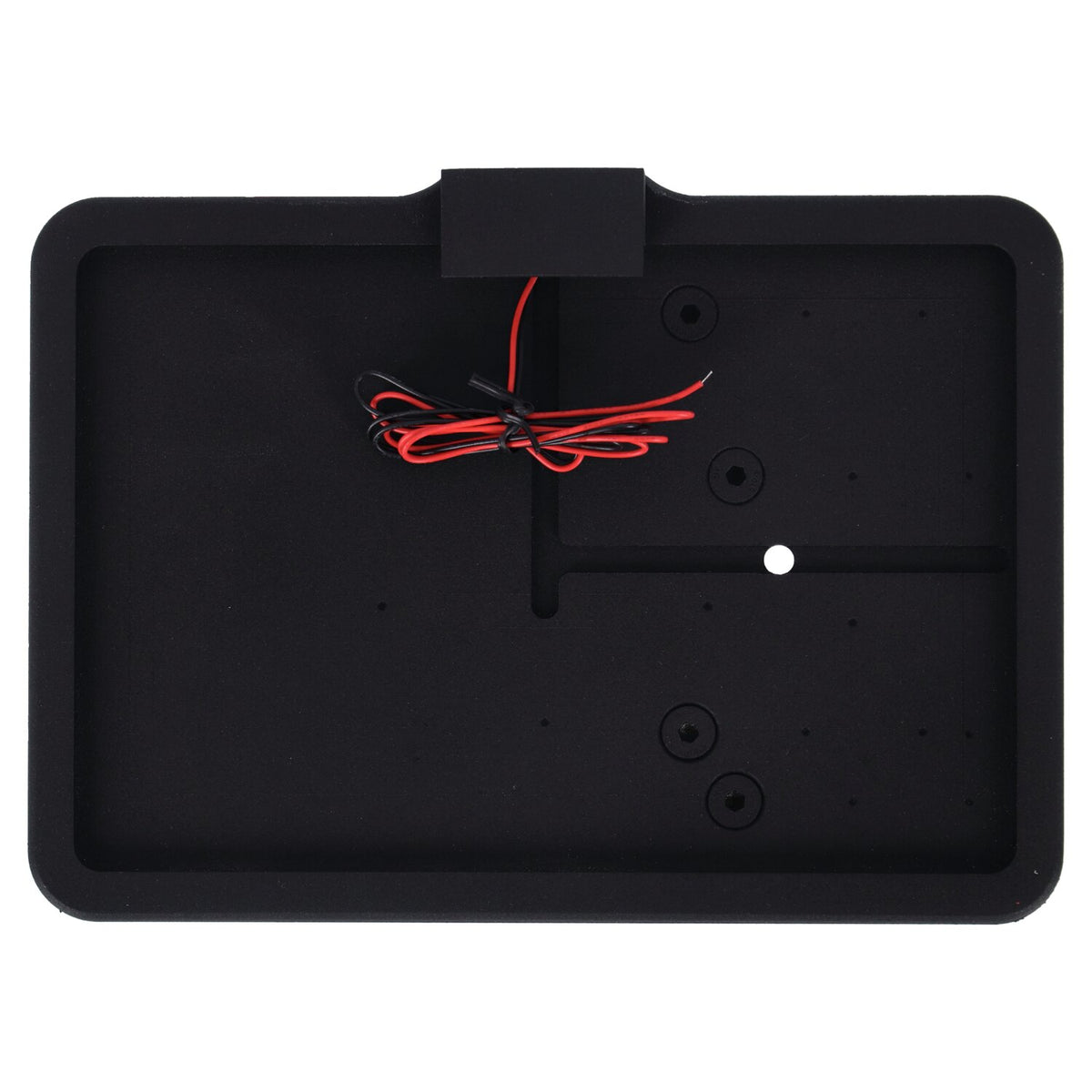 CPV 'slide-in' license plate bracket - Side mount black