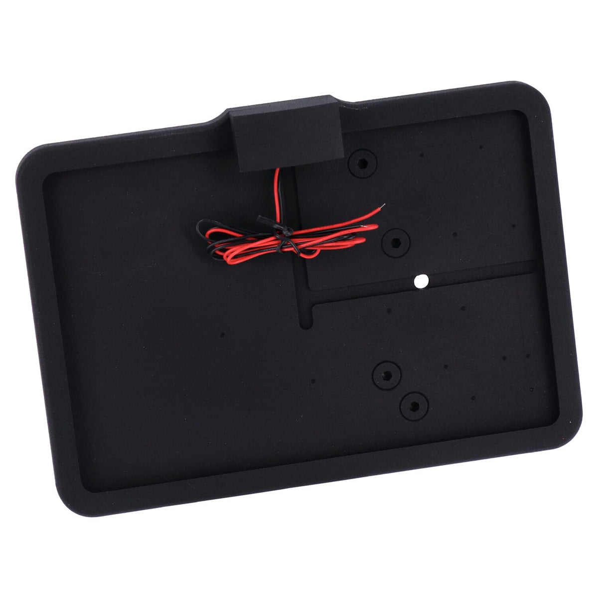 CPV 'slide-in' license plate bracket - Side mount black