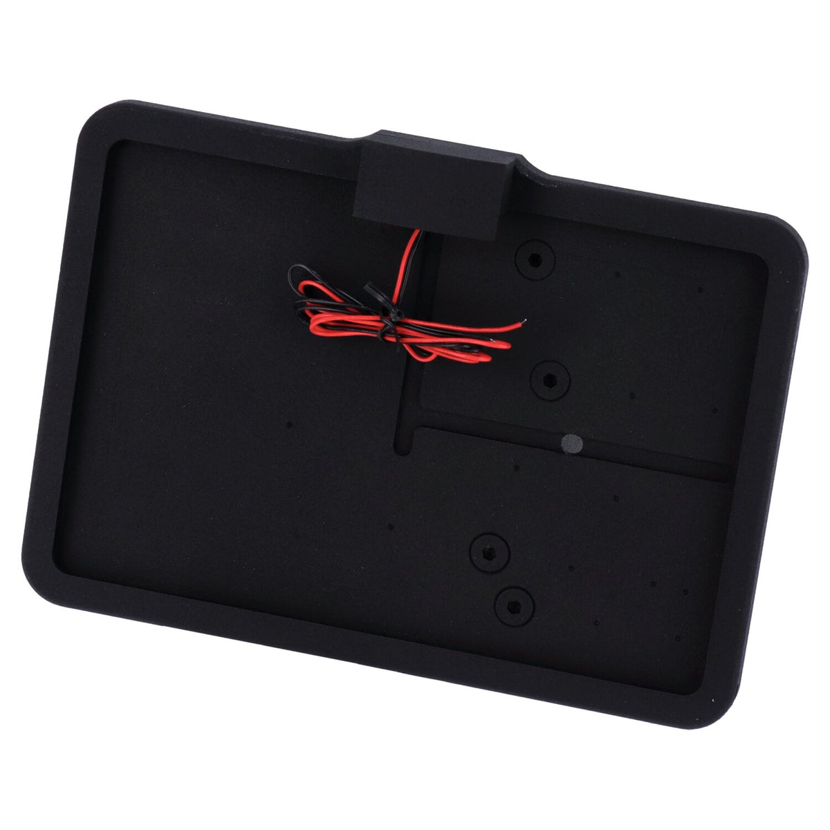CPV 'slide-in' license plate bracket - Side mount black