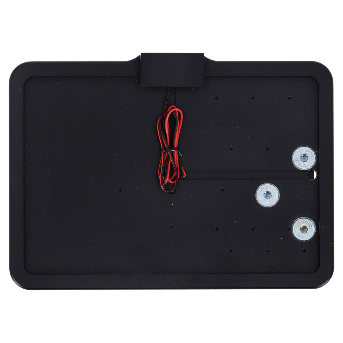 CPV 'slide-in' license plate bracket - Side mount black