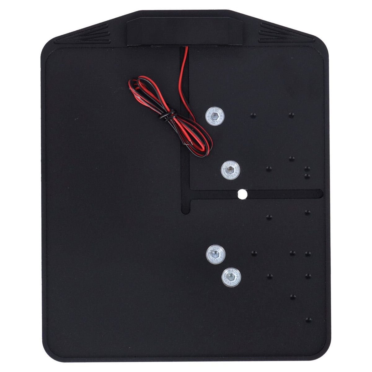 CPV side mount license plate bracket - Black powder coated