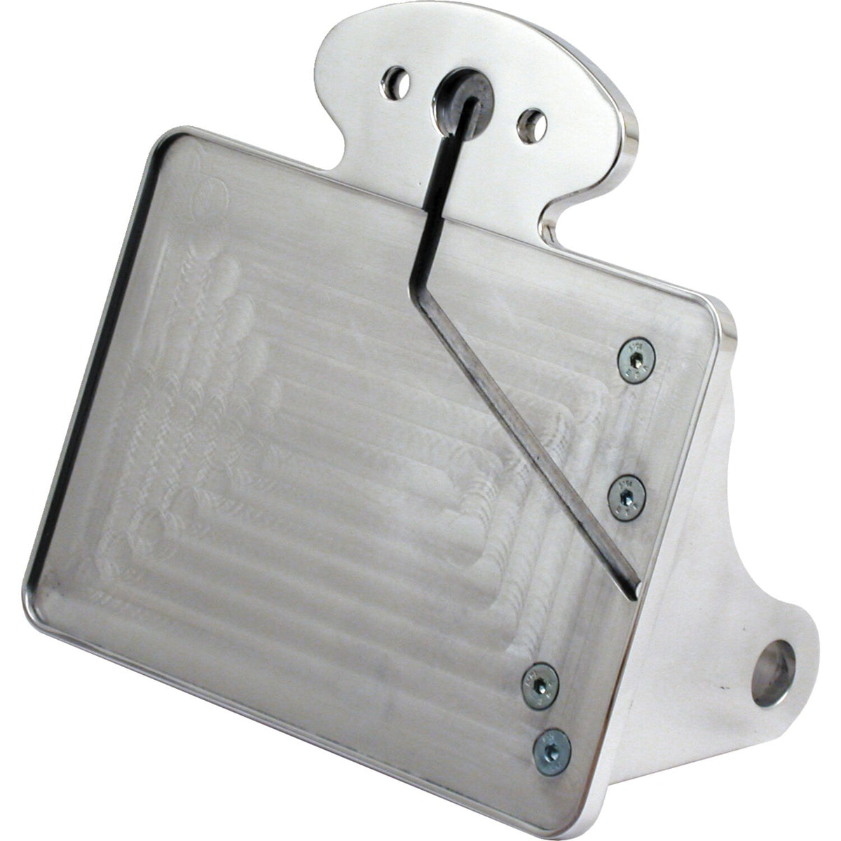 CPV license plate bracket kit - Polished - Cateye - DE