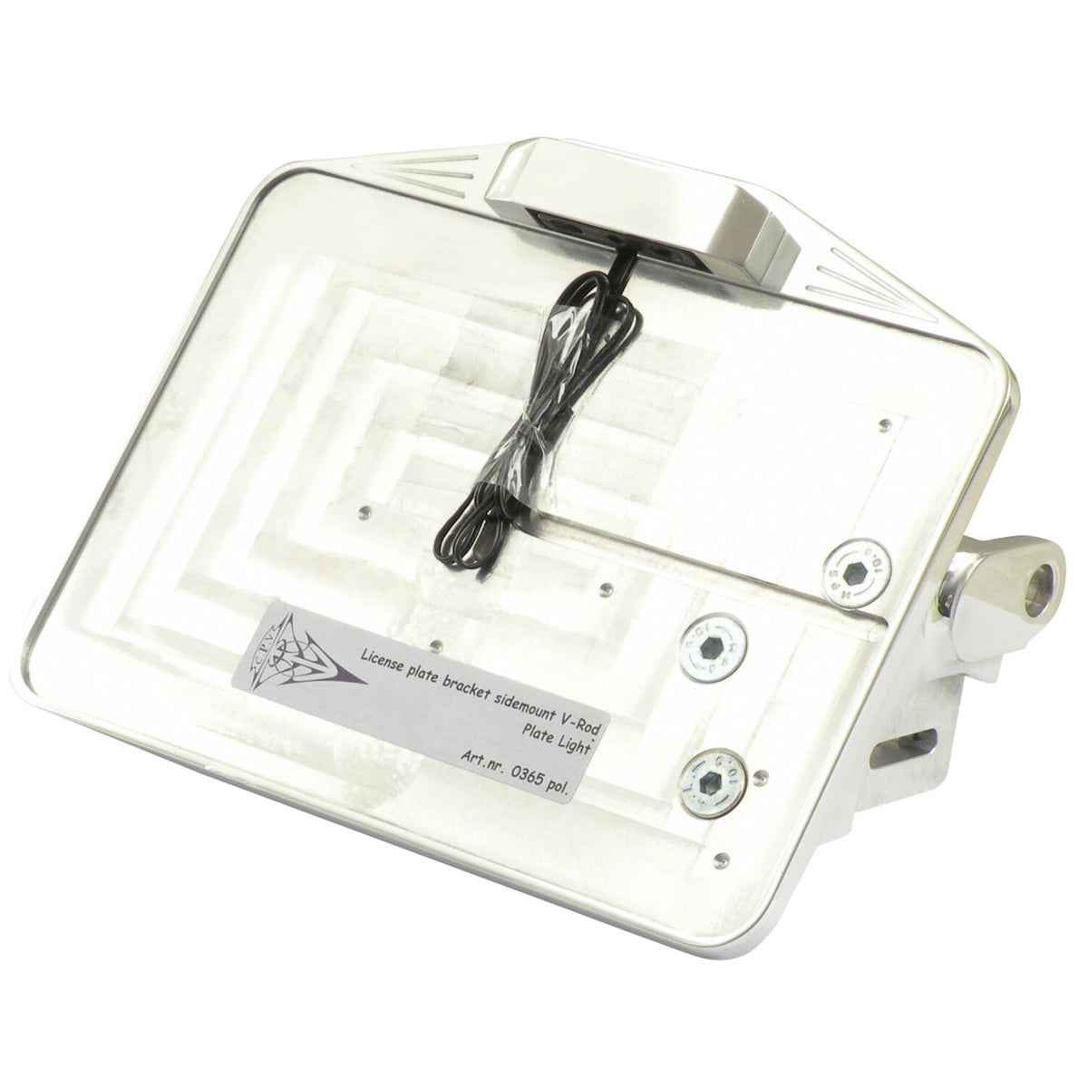 Cpv license plate bracket