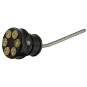CPV CVP oil tank fill plug with dipstick - Bullet - Black