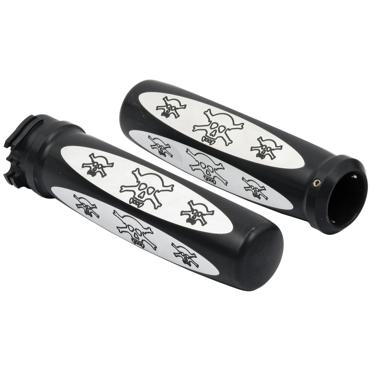 CPV Skull handlebar grip set - Black