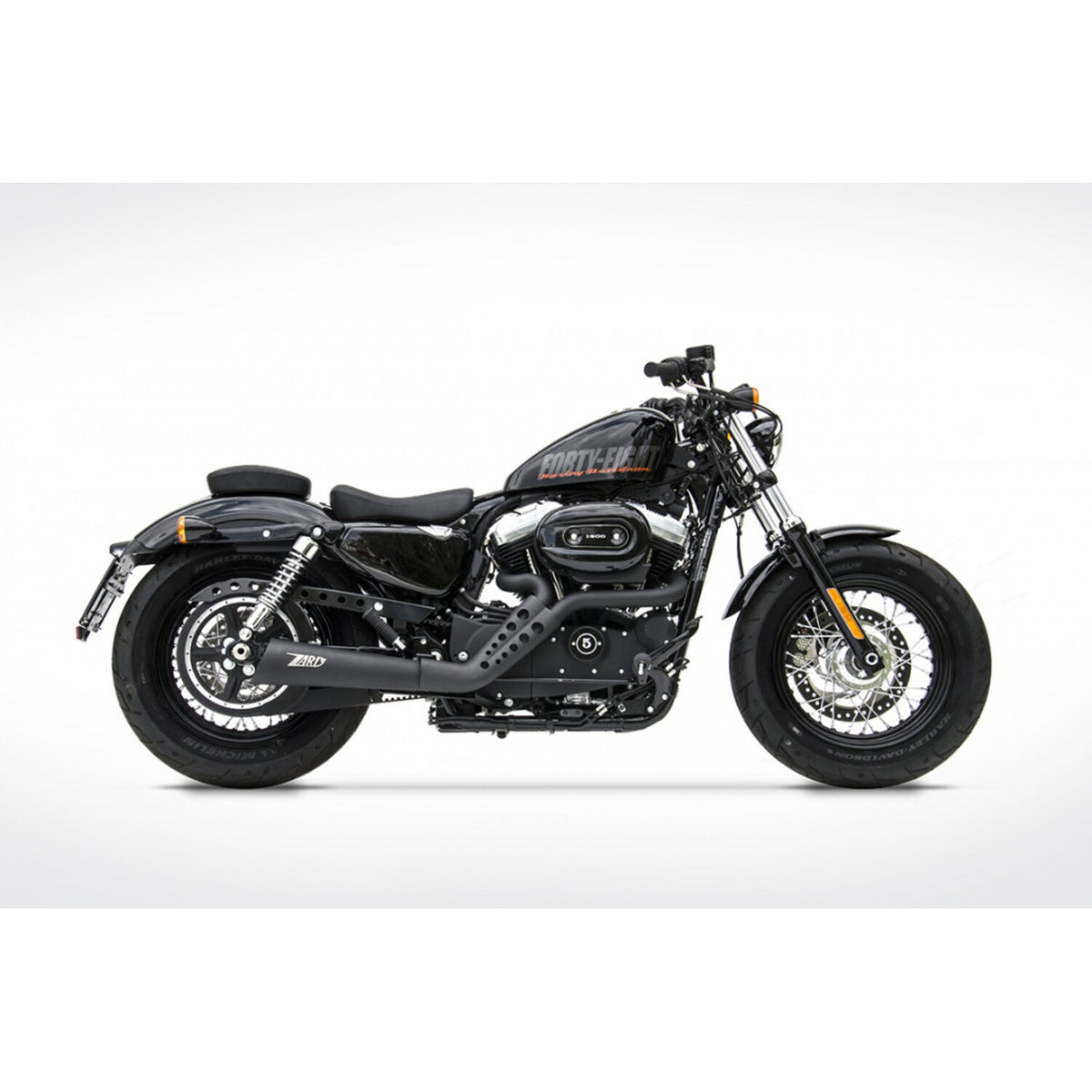 Zard Sport 2-1 exhaust XL Sportster - Black