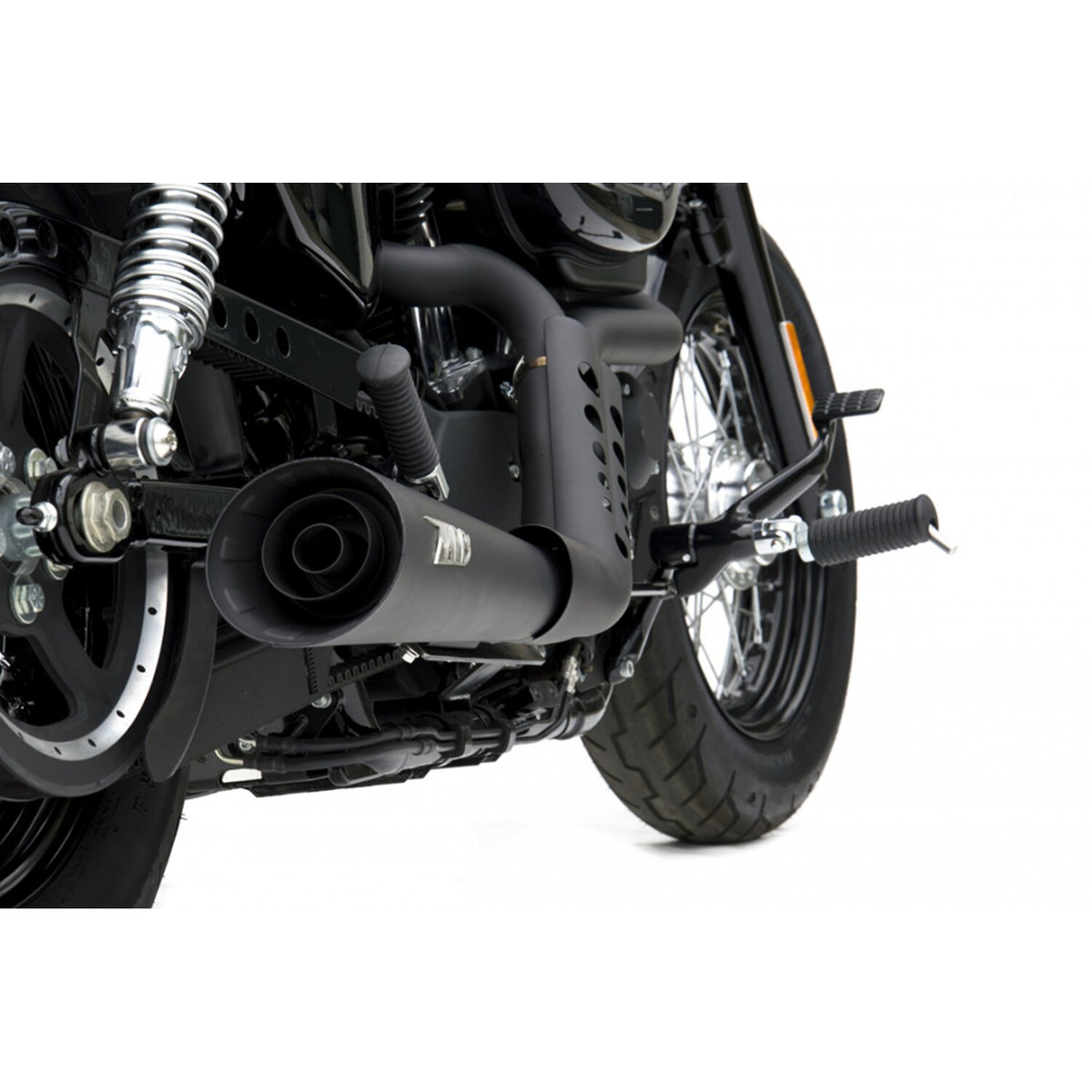 Zard Sport 2-1 exhaust XL Sportster - Black