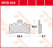 Trw All Round Sintermetall Bremsbeläge Satz von 2