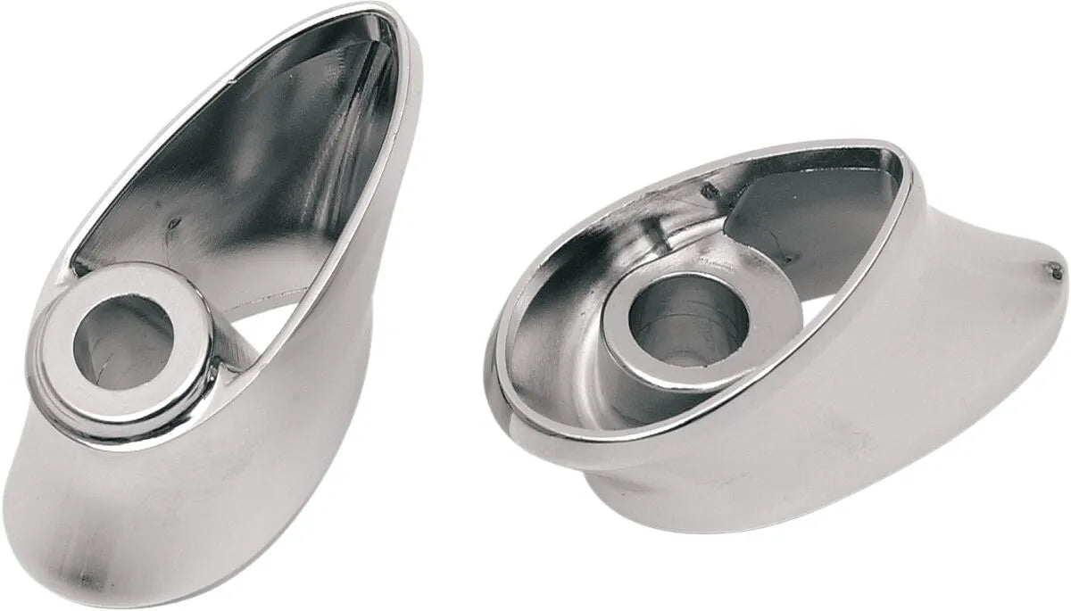 Drag Specialties Turn Signal Bracket - Chrome, Rear
