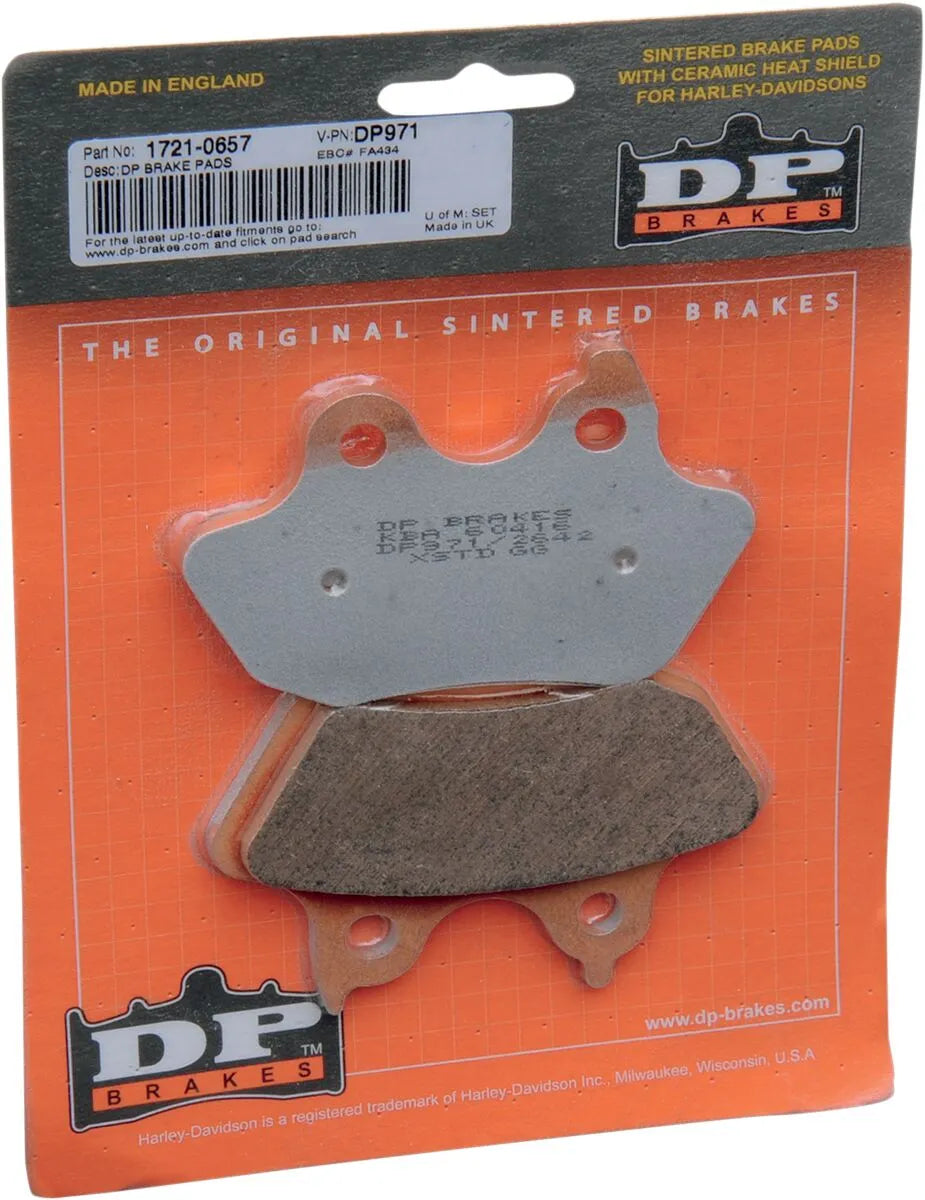 DP Brakes Sintermetall-Bremsbeläge für Harley-Davidson - Hinten