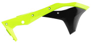 Polisport Radiator Covers For Kawasaki - Fluorescent Yellow