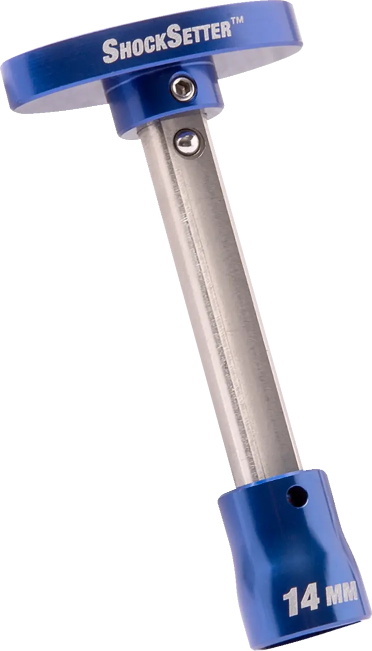 Motion Pro ShockSetter Adjuster Tool 14 mm Blue Silver