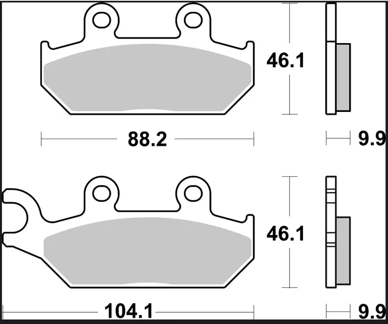 Brembo Sd Offroad Prime Line Sintermetall Bremsbeläge