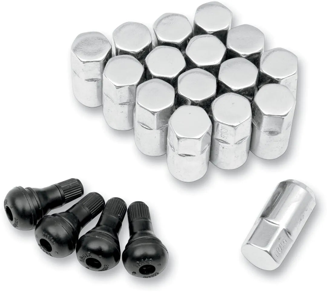 Moose Offroad Four Wheel 12x1.25 Chrome 16 Pack Lug Nuts