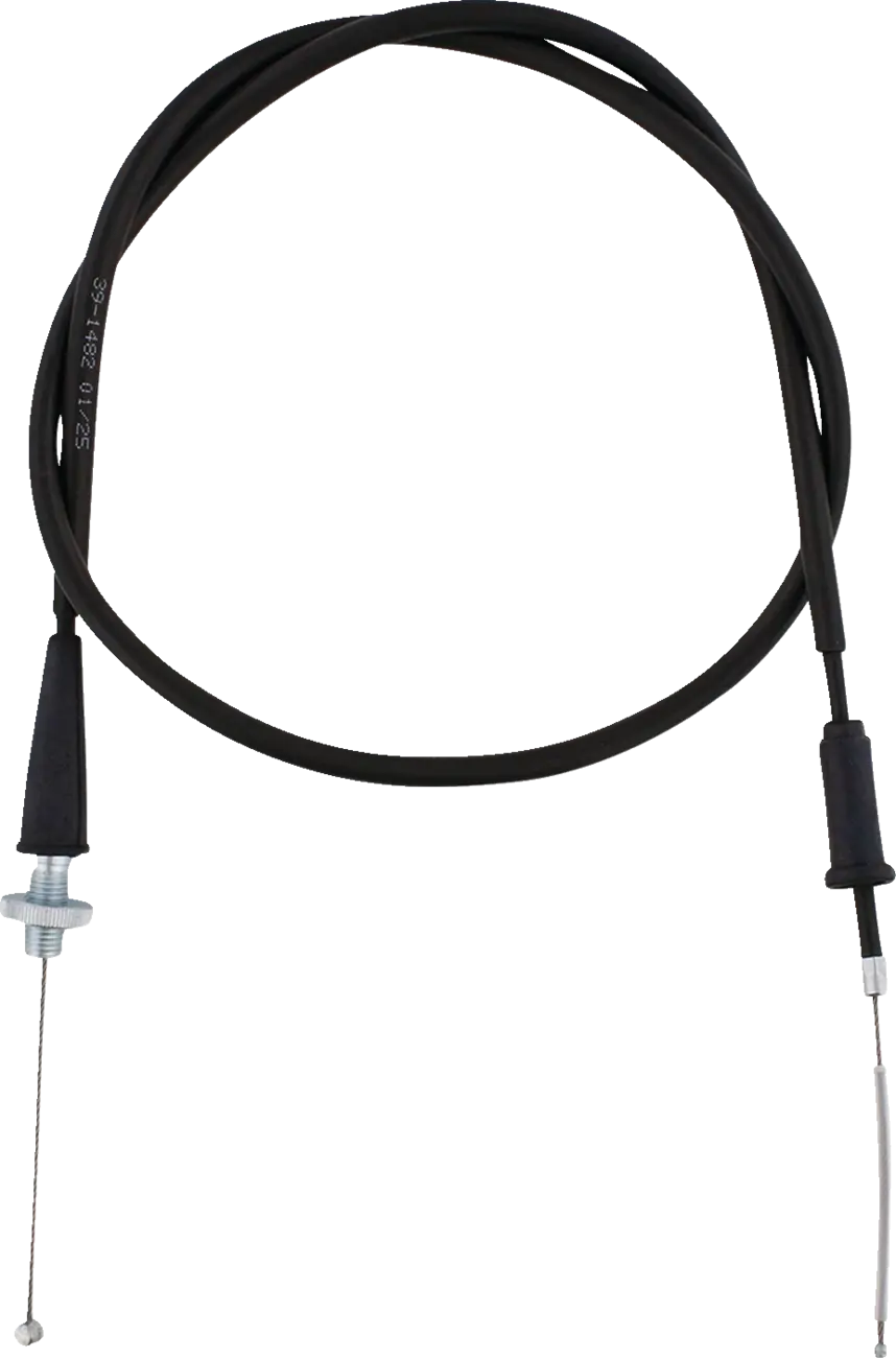 MOOSE OFFROAD HARD-PARTS Black Vinyl Throttle Cable