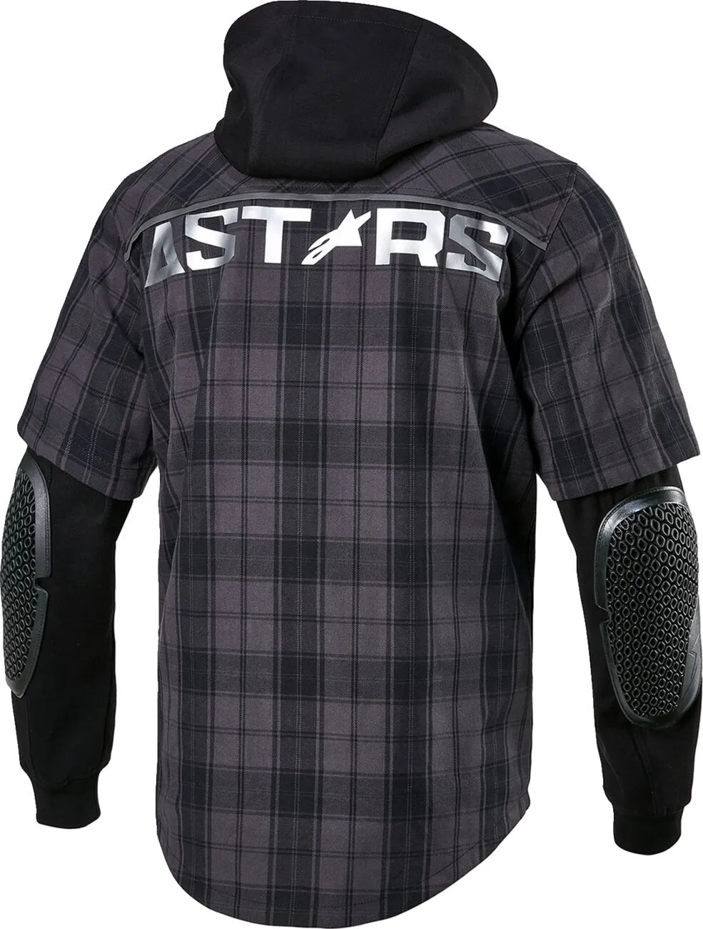 Alpinestars Mo.st.eq Tartan Motorcycle Jacket - Black/Gray