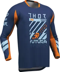 Thor Launchmode Futura Jersey - Orange/Navy/Light Blue