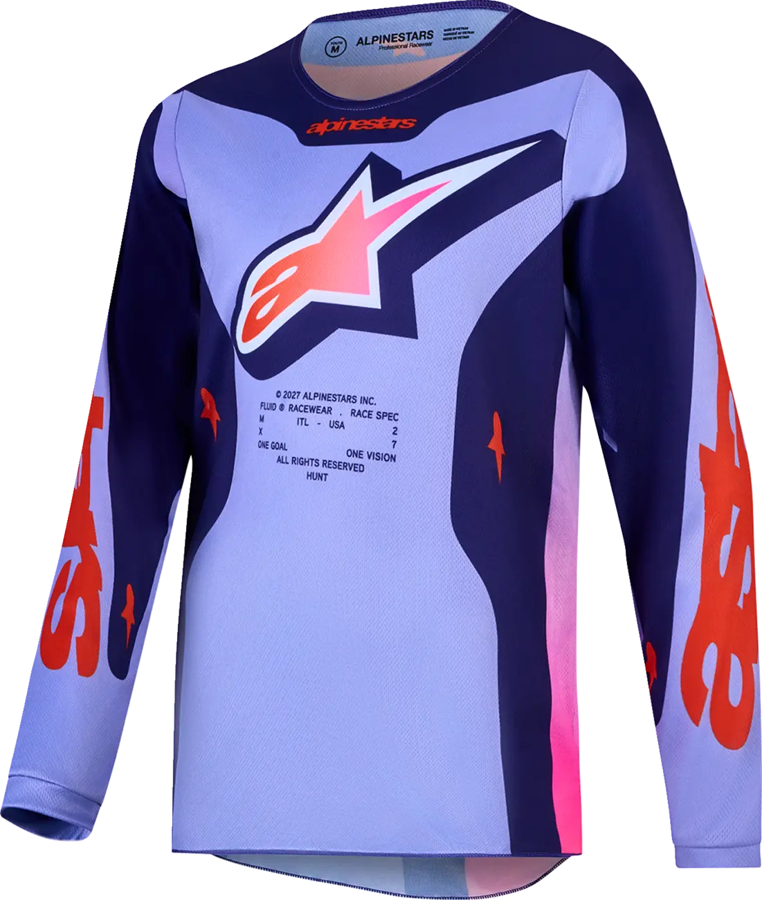 Alpinestars Fluid Hunt Youth Jersey Purple/Pink