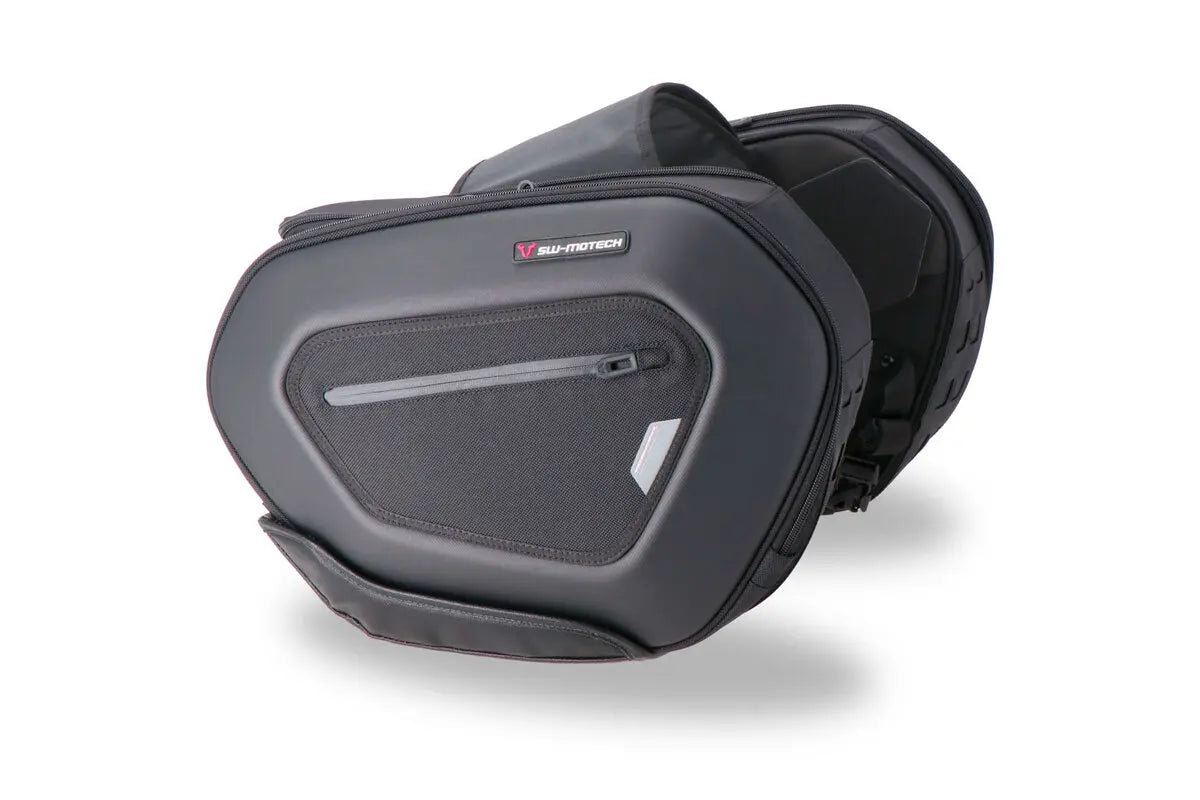 Sw-Motech PRO BLAZE H Saddlebag Set Black with Heat Guard