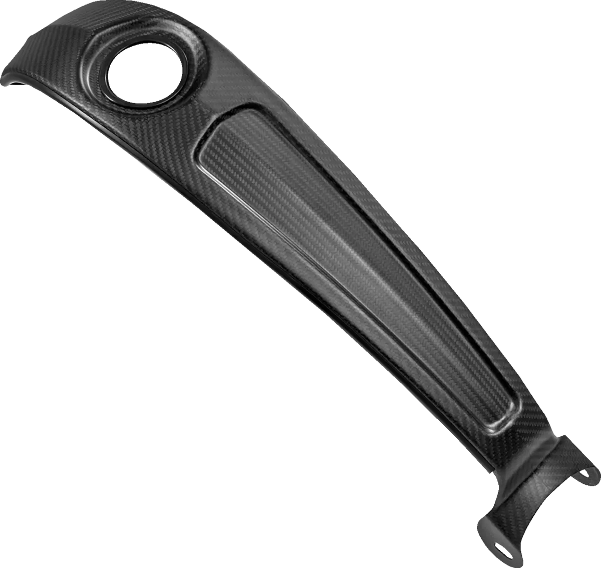 Saddlemen Center Fill Carbon Fiber Dash Console Matte for Softail