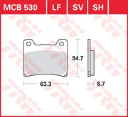 TRW All Round Sintermetall Bremsbeläge Satz mit 2 - Vorne & Hinten