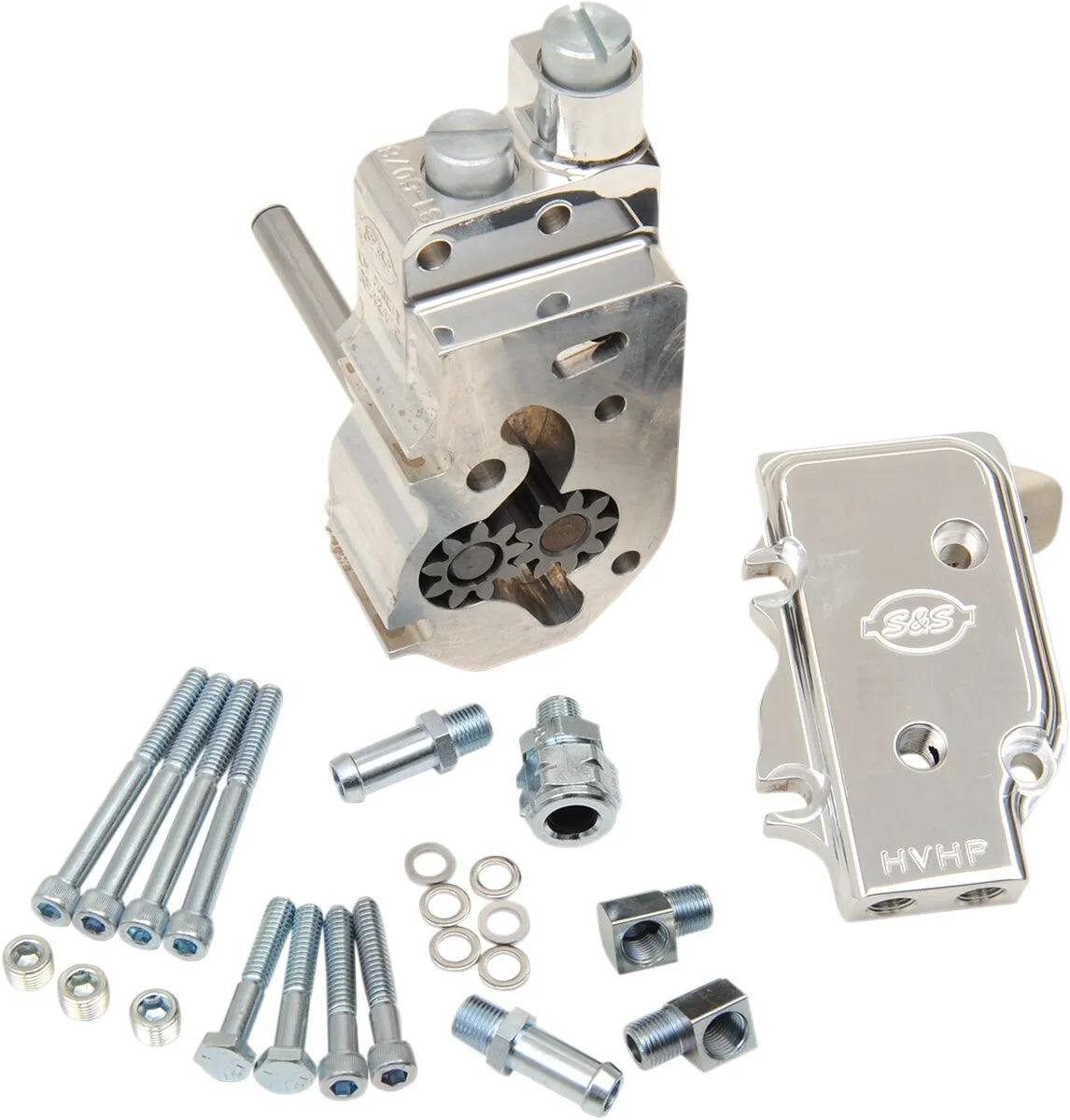 S&s Cycle Hvhp Polished Billet Oil Pump Kit