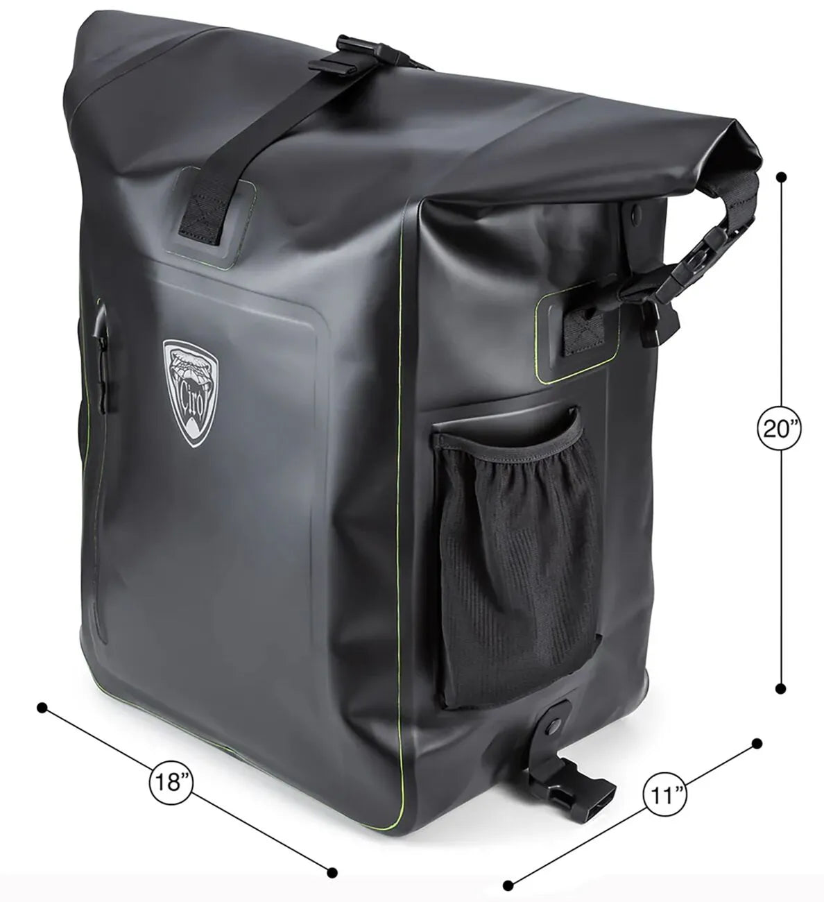 Ciro Dryforce Waterproof Roll Top Motorcycle Bag