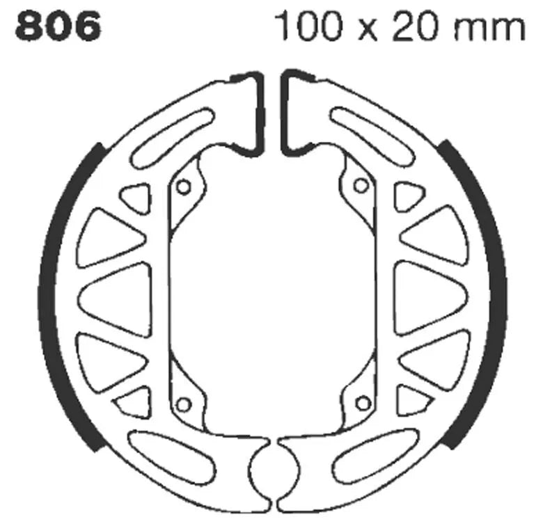 Ebc Standard Bremsbacken Mit Organischer Basis - Hinten