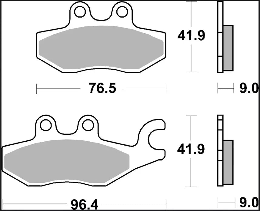 Brembo Sintered XS Brake Pad for Maxi Scooters