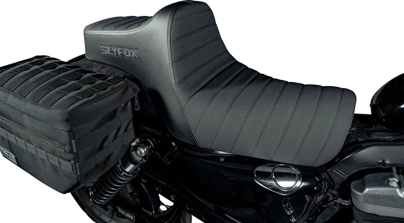Slyfox High Noon Seat - Ultimate Comfort - For Harley Davidson