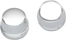 Drag Specialties Chrome Axle Caps
