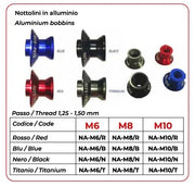 Bike Lift Aluminum Bobbins For Sport Bikes (Blue)