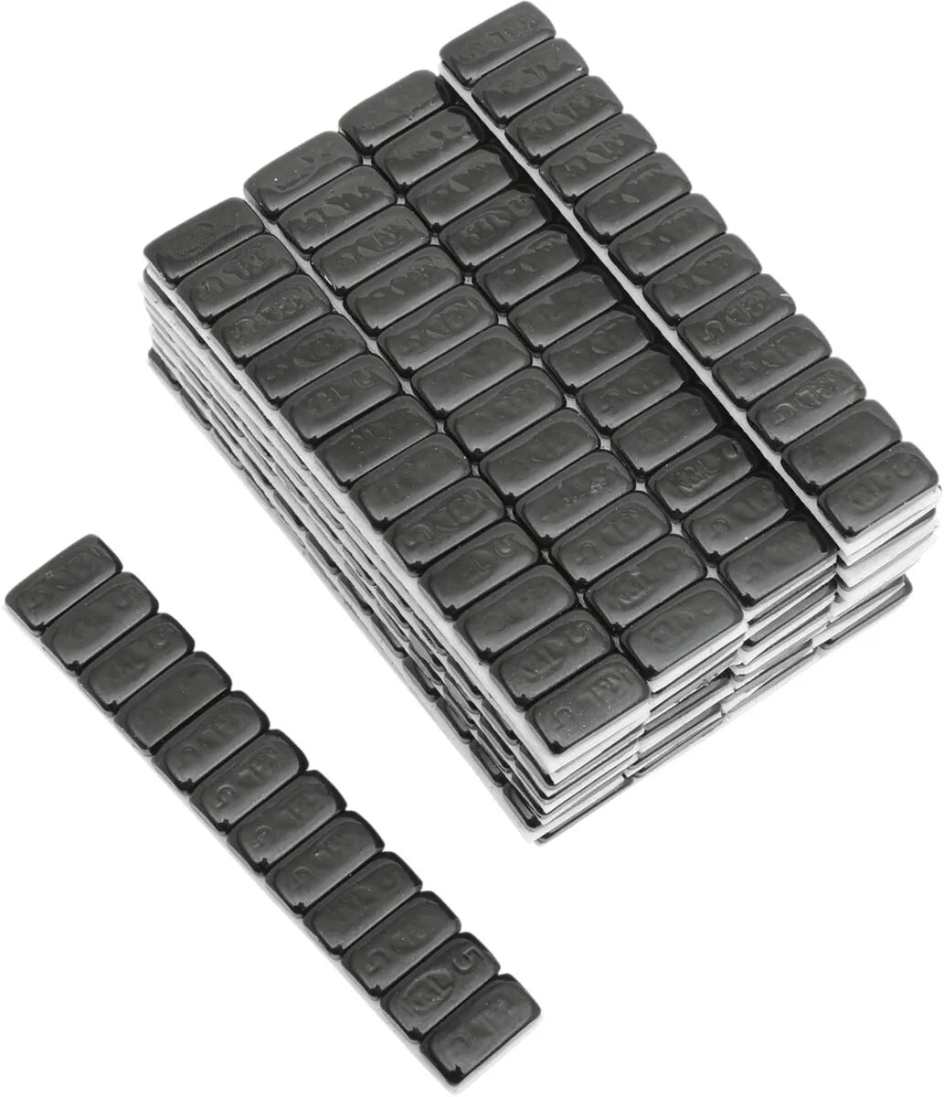 K&L Supply Quickstick Wheel Weights 5g Black 0.756" x 0.359"