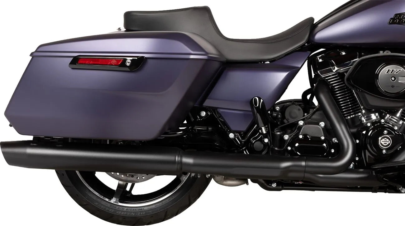 Drag Specialties Performance Predator 2-up Seat - For Harley Davidson