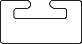 Garland Red Track Slide 52" for Ski-doo GT 470 LE TOURING 440