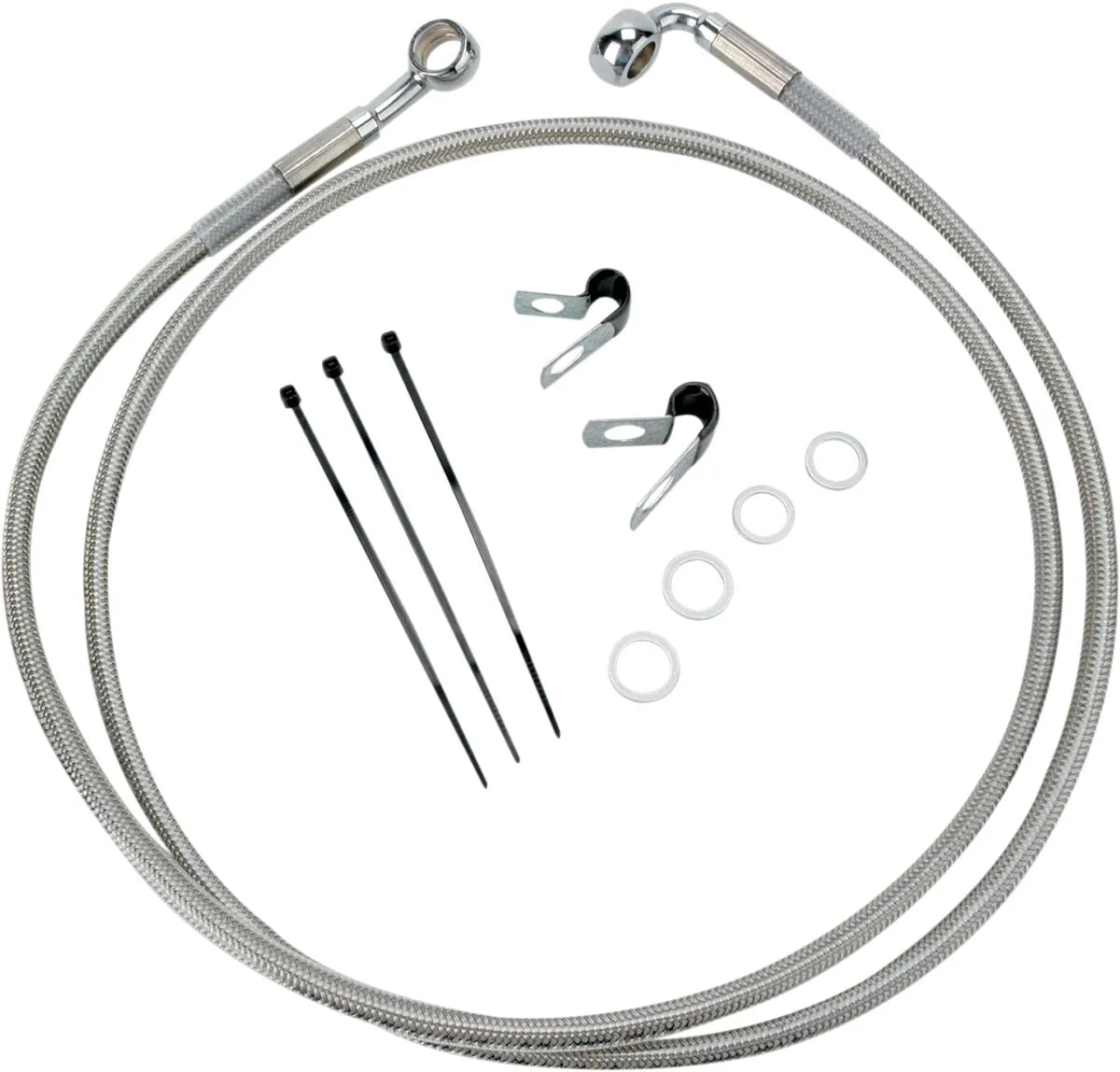 Drag Specialties Verlängerter Bremsleitungssatz 52"
