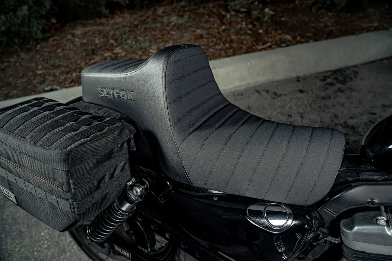 Slyfox High Noon Seat - Ultimate Comfort - For Harley Davidson