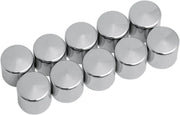 Drag Specialties Chrome Deep Hex Bolt Covers for Harley-Davidson