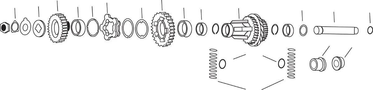 Eastern Motorcycle Parts Transmission Lock Tab Washers