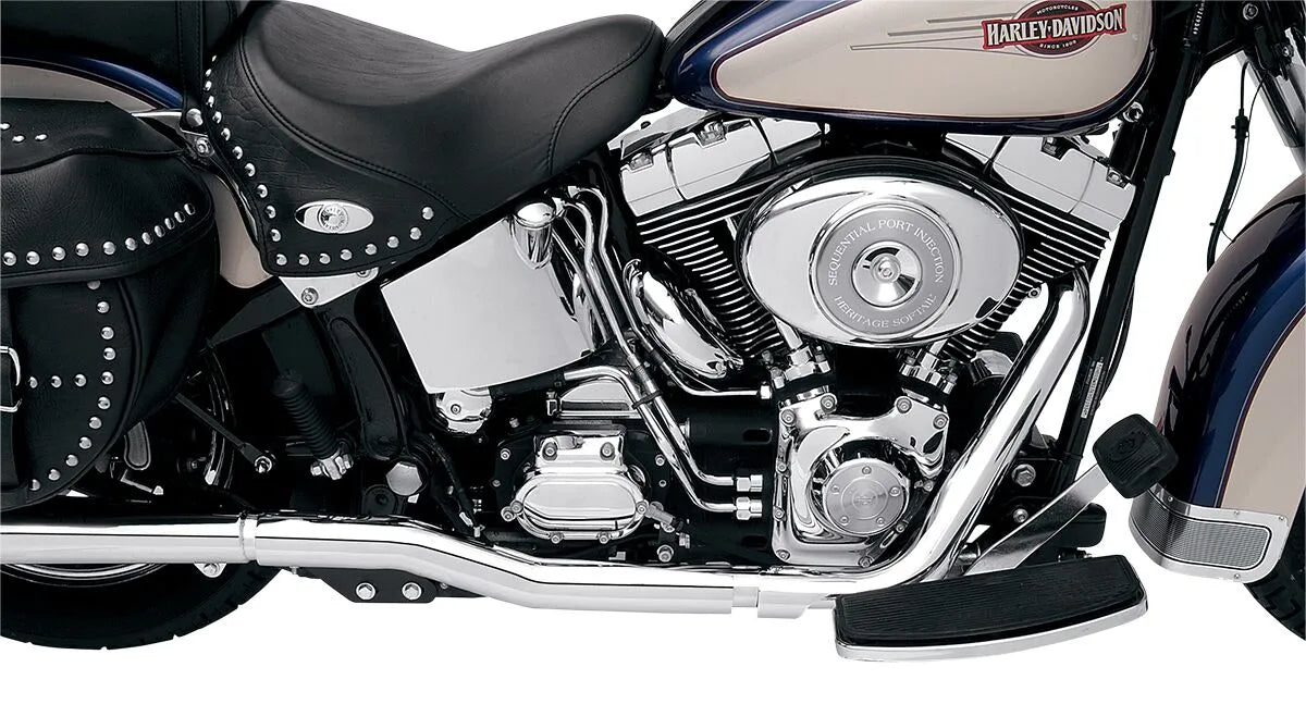 Bassani Xhaust Power Curve True-Dual Krümmer für Softail