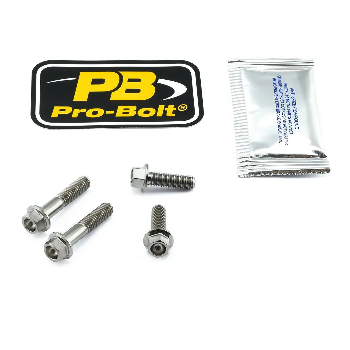 Pro Bolt Titanium Brake & Clutch Lever Pinch Bolt Kit