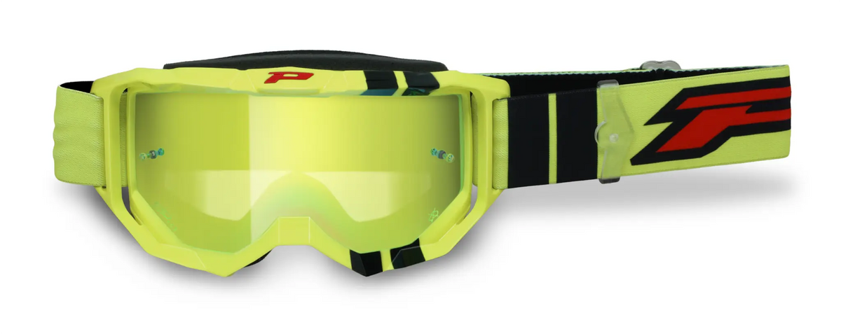 Pro Grip 3300FL Vision Go Goggles Flyell/Black Mirror Yellow